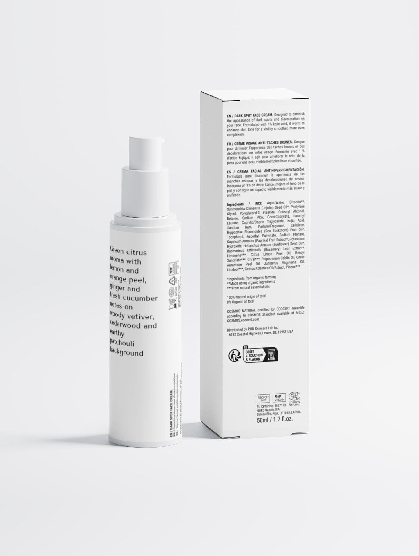 Dark Spot Face Cream with Kojic Acid