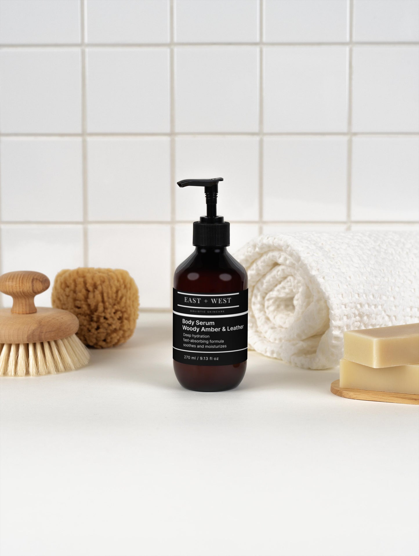 Silk Skin Body Serum, Woody Amber & Leather