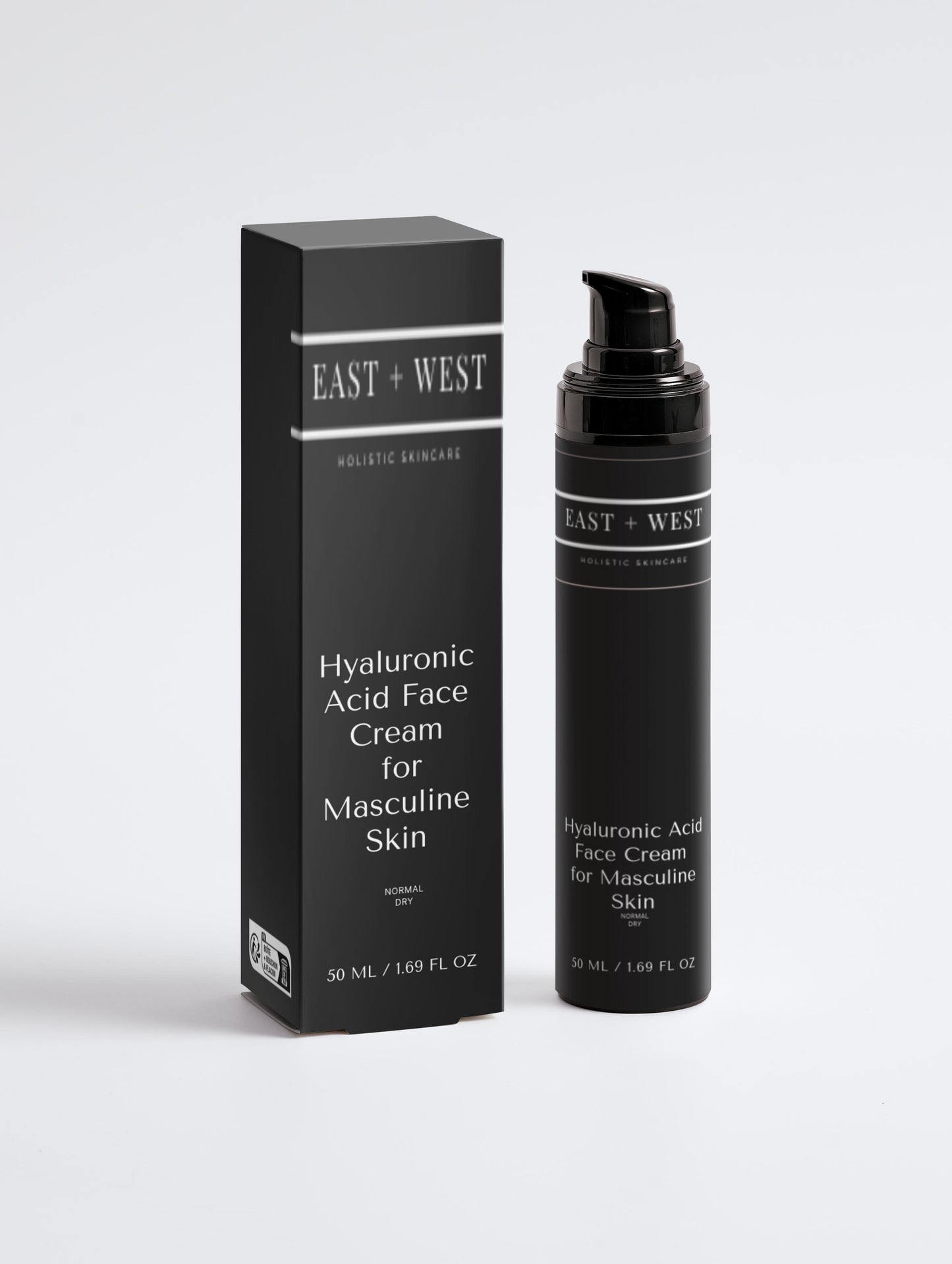 Hyaluronic Acid Face Cream for Masculine Skin (moisturizing/calming/healthy skin)