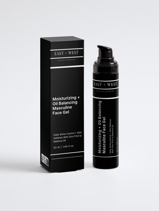 Moisturizing + Oil Balancing Masculine Face Gel (hydration/healing)