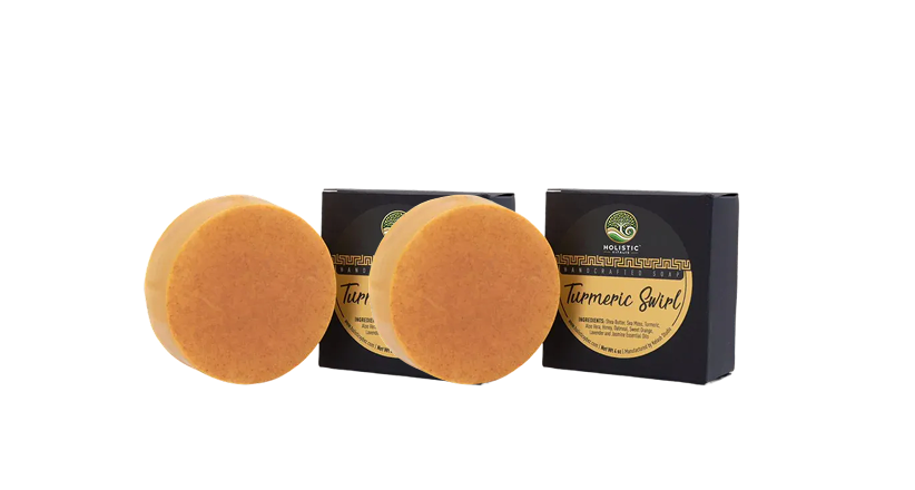TURMERIC SWIRL - Sea Moss Body Soap