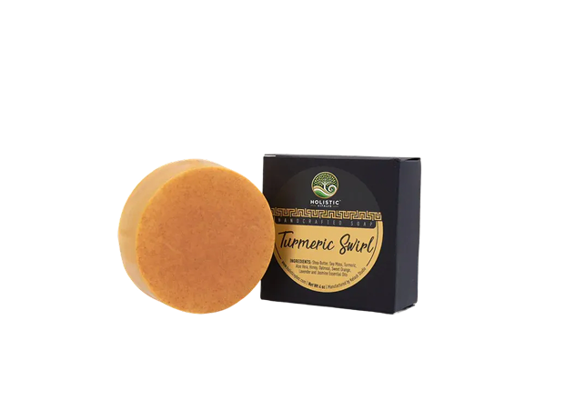TURMERIC SWIRL - Sea Moss Body Soap