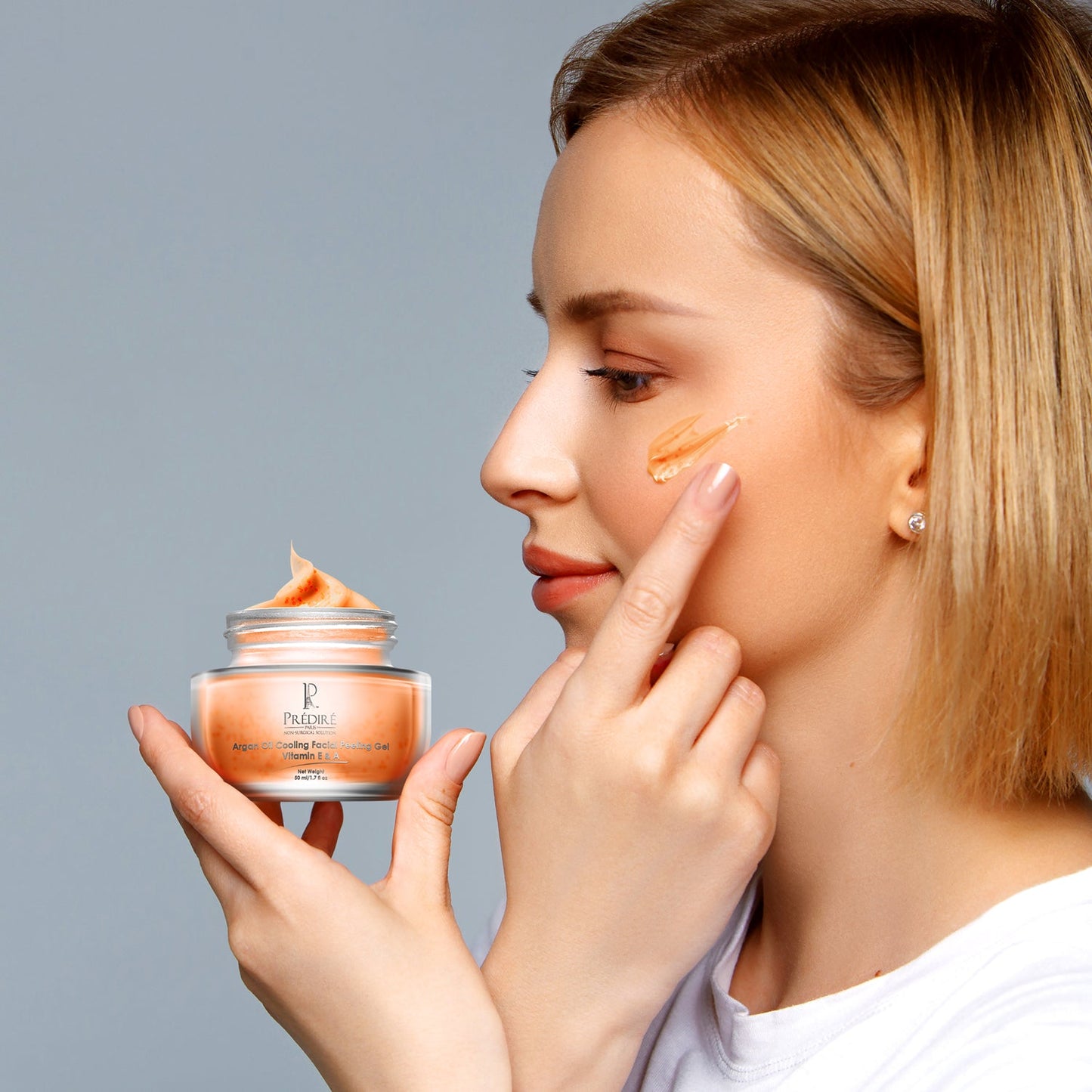 Argan Oil Facial Peeling Gel with Vitamin A & E