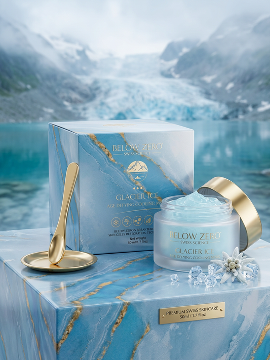 Below Zero Glacier Ice, Age Defying Cooling Mask
