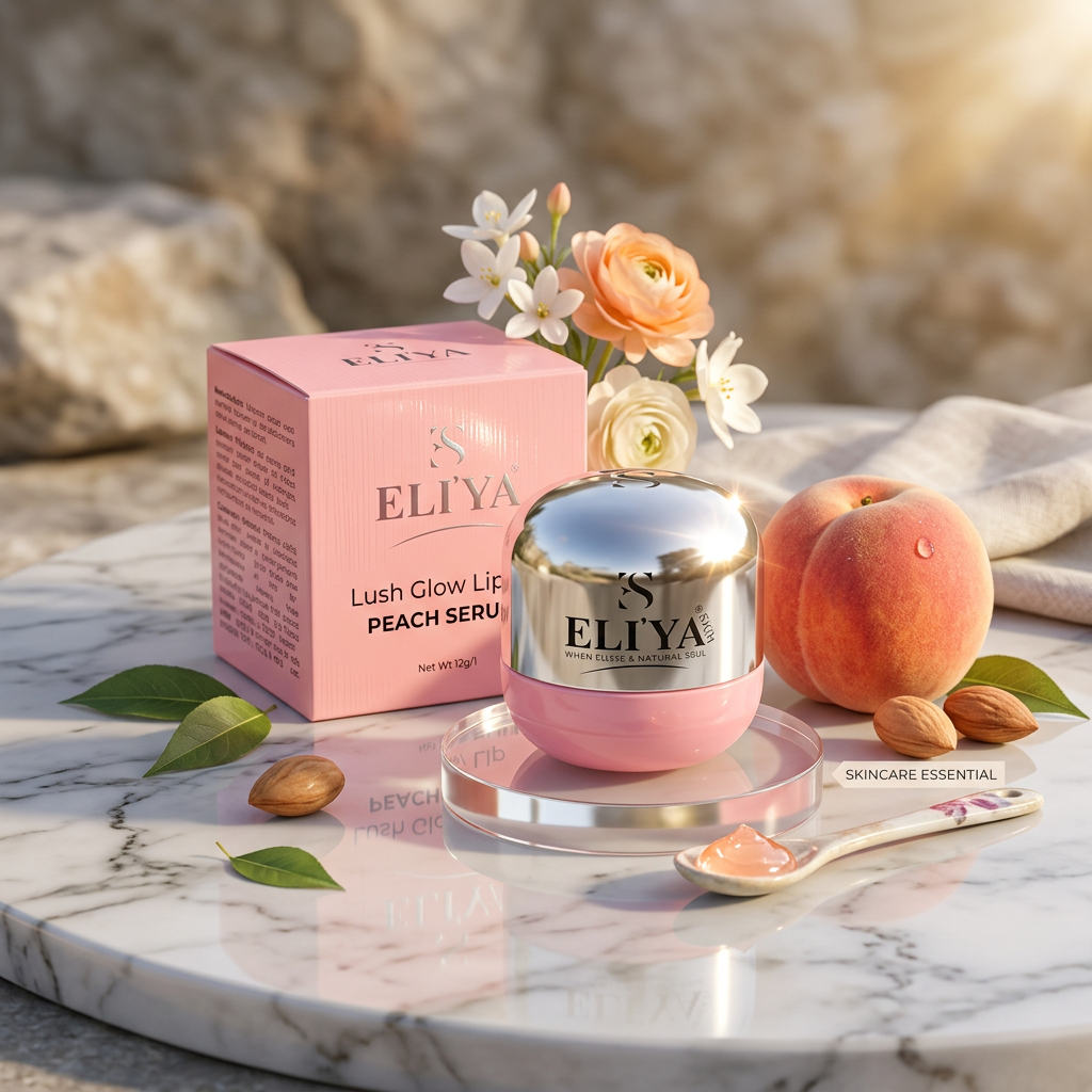 Eli'ya Lush Glow Lip Balm-Peach