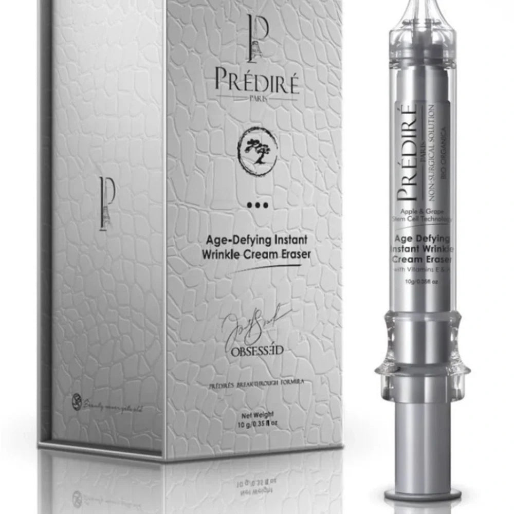 Predire Paris Age Defying Instant Wrinkle Cream Eraser with Vitamin E & A, Syringe
