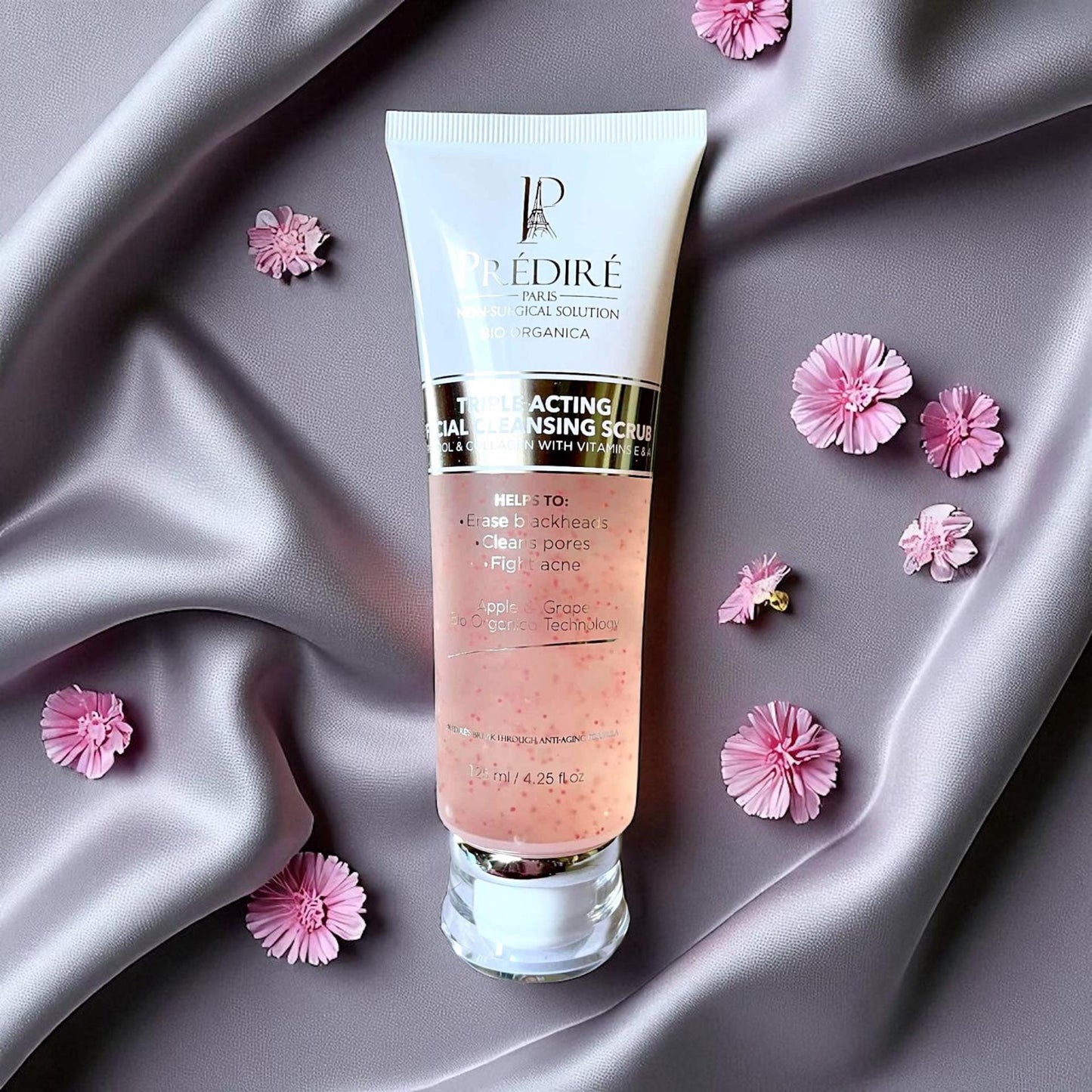 Predire Paris Triple Acting Facial Cleansing Scrub, Gel