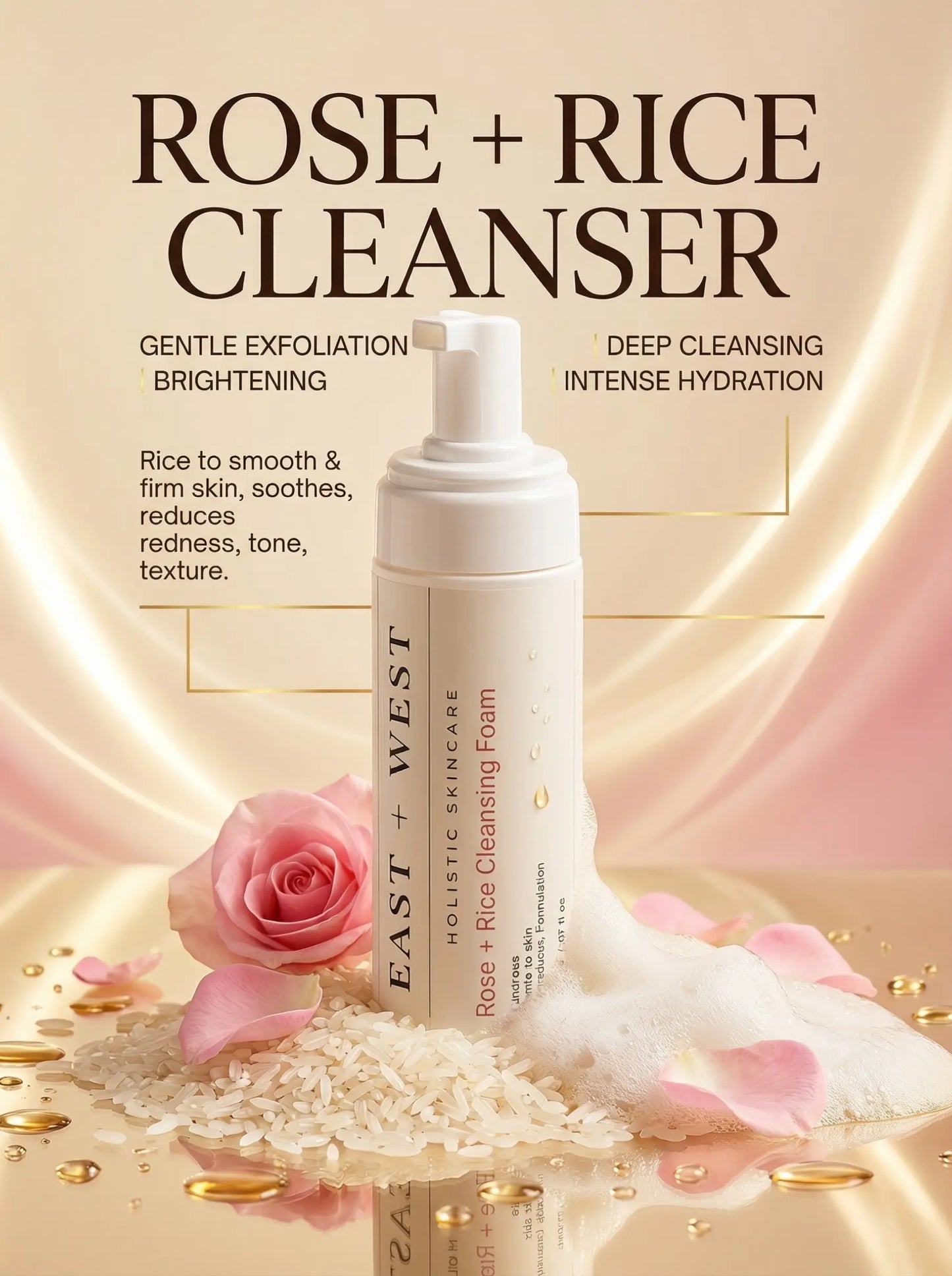 Rose + Rice Cleansing Foam